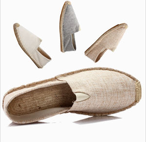 Производитель, низкая цена, оптовая продажа, джутовые эспадрильи, Мужская холщовая обувь - Product Image 4
