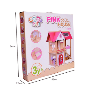 Mais novo estilo artesanal <span class=keywords><strong>mini</strong></span> móveis crianças, brinquedo, casa de bonecas, rosa