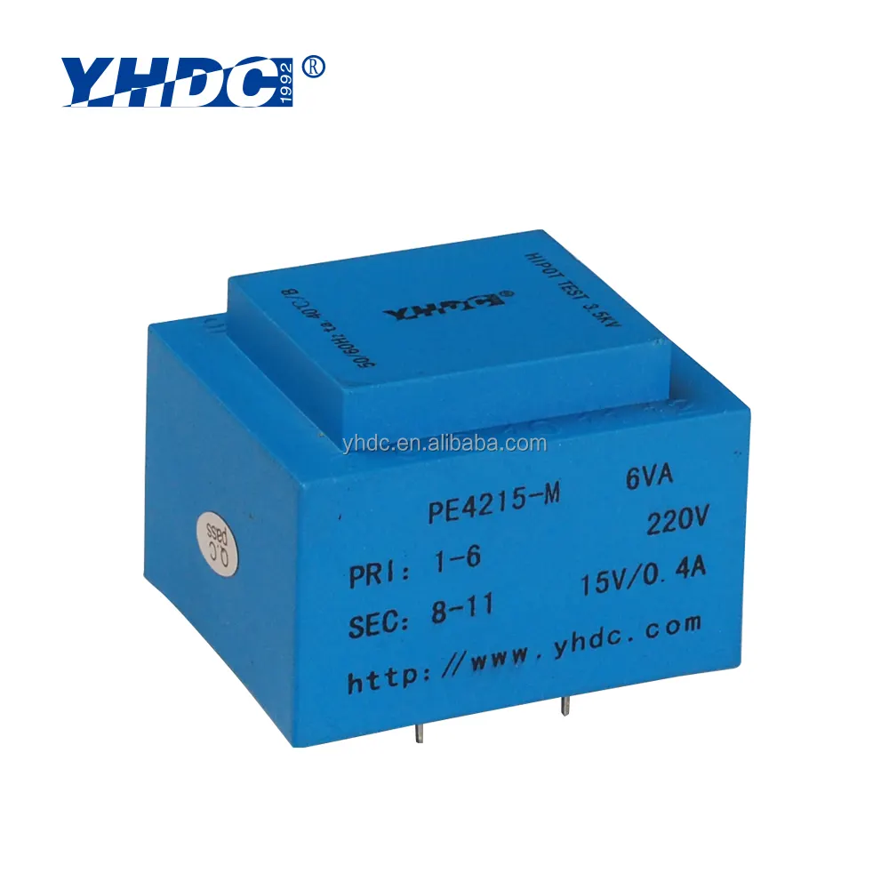 PE4215-M 6VA 220 v/12 v समझाया मिनी पावर ट्रांसफार्मर