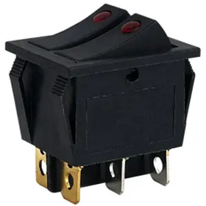 factory supply quality car switch with led light on/off dc 12v 20a rocker switch