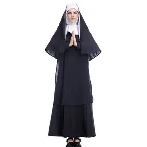 Disfraz de Halloween para padre, María, <span class=keywords><strong>monja</strong></span>, uniforme de Pastor de Jesucristo - Product Image 1