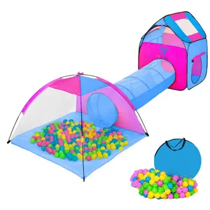 Kids Play Tent With Tunnel 3-in-1 Playhut Hours of Indoor Outdoor Fun for Children