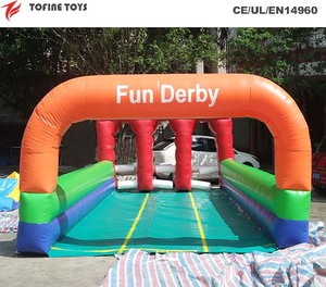 Jeu de course de cheval gonflable amusant Derby Pony Hop course équitation gonflable pour enfants et adultes - Product Image 4
