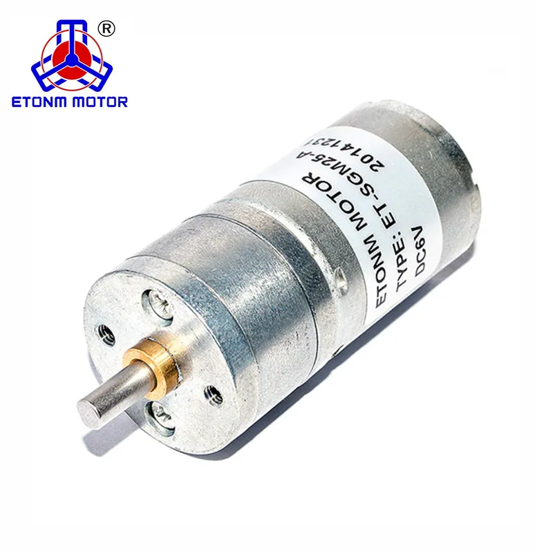 ET-SGM25A-0622.8 6V 22.8Rpm มอเตอร์เกียร์ลดเกียร์สำหรับไก่ Coop.