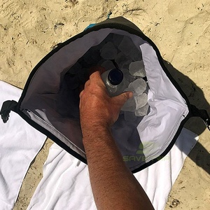 BSCI SEDEX Factory Logo personalizzato isolato pranzo borsa asciutta borsa termica in Pvc impermeabile per <span class=keywords><strong>vino</strong></span> alimentare con tracolla - Product Image 2