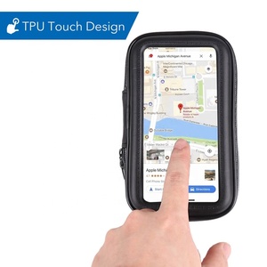 Supporto per <span class=keywords><strong>Cellulare</strong></span> da Moto con Rotazione a 360°, Accessori per Telefono con Borsa Impermeabile, Modello 2019 - Product Image 6