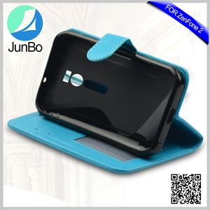 Meilleur Qualité Smart Case Couverture pour pour Asus <span class=keywords><strong>Zenfone</strong></span> <span class=keywords><strong>2</strong></span>, JunBo Cuir Flip Couverture pour Mobile Téléphone - Product Image 5