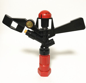 Rociador de agua de jardín de plástico Head360 giratorio oscilante 3/4 "boquillas dobles de círculo completo - Product Image 3