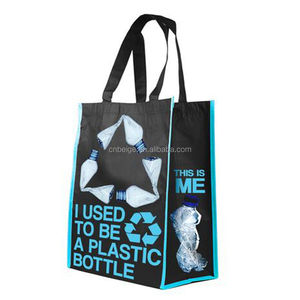 Customized RPET laminated grocery tote bag