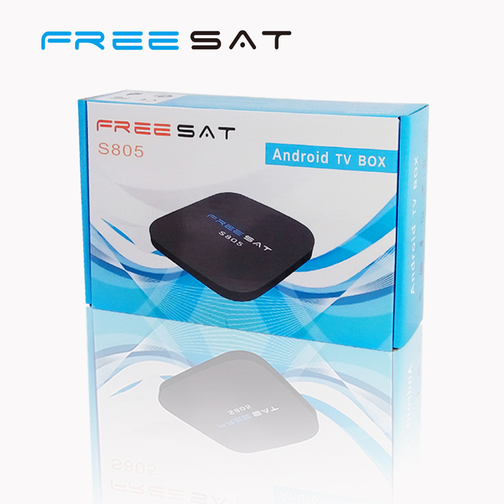 Freesat Amlogic S805 Android 4.4.2 1G/8G Android OTT Caja de la TV Inteligente Quad Core Kodi XBMC android iptv set top box
