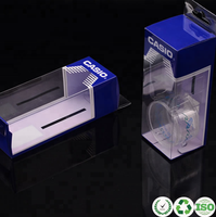 Boîte de rangement pour montre Casio en plastique pliable, vente chaude 2016, emballage de vente au détail