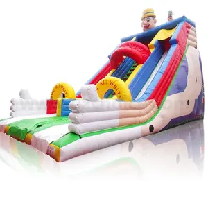 Commercial inflatable jumping slide dry inflatable slide