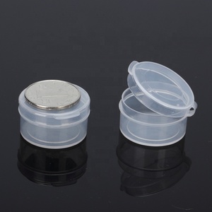 直径3cm、高さ1.5cmの丸い透明PP製硬質スナッププラスチックロックボックス - Product Image 5