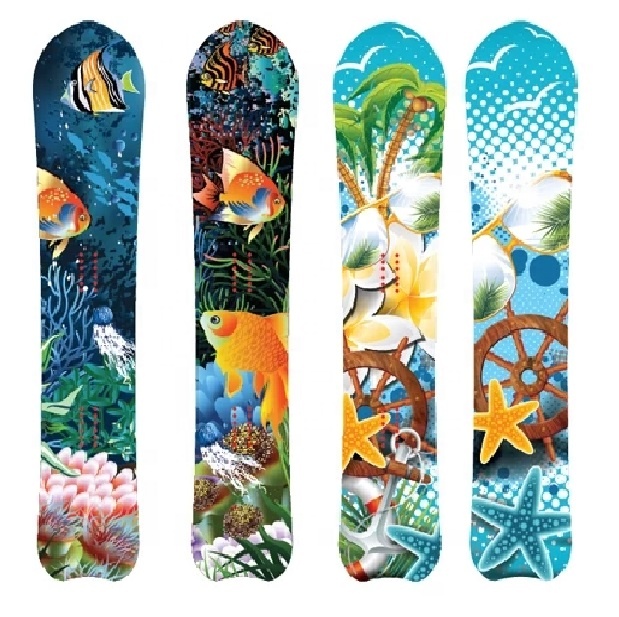 Rubber Foil bamboo top sheet cheap freestyle snowboard