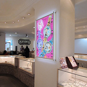Floating Photo <strong>Frame</strong> Customized Wall <strong>Mount</strong> Acrylic 50 Square Clear Picture <strong>Frame</strong> <strong>with</strong> Led Lights Photo <strong>Frame</strong> UMI LED Lightening - Product Image 2