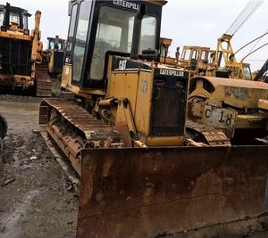 Caterpillar D5c Bulldozer sur chenilles Machine de construction d'occasion avec composants de base-Moteur et boîte de vitesses à vendre - Product Image 1