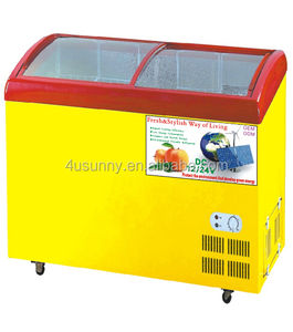 <span class=keywords><strong>Mejor</strong></span> Fabricante de Congeladores Solares, Congelador Vertical Comercial de 10 Pies Cúbicos, 24V CC, Congelador Horizontal con Exhibición, Congelador <span class=keywords><strong>Solar</strong></span> para Helados - Product Image 3