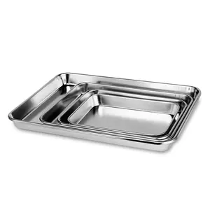 Hospital special Stainless Steel Medical Plates Square Tray Suppliers