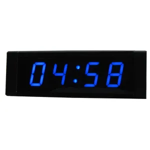 Ganxin Indoor 4 Ziffern Blue Time 1 Zoll LED-Uhr Hot Selling Wand montage Büroarbeit suhr