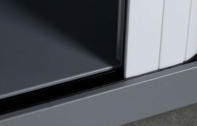 Phong Cách Thời Trang Kích Thước Thấp Nửa Chiều Cao Đồ Nội Thất Văn Phòng Bằng Kim Loại Tambour Door <span class=keywords><strong>Cabinet</strong></span> - Product Image 6