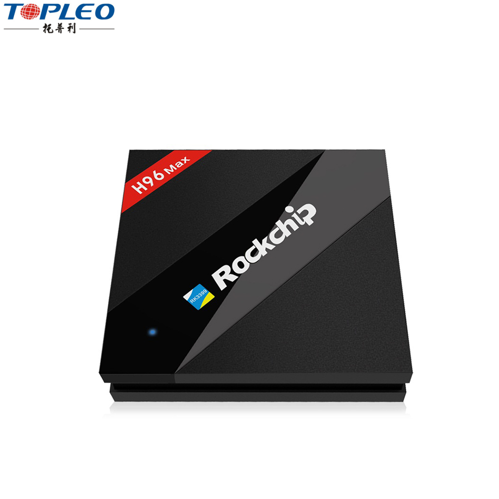 Durable más populares H96 Max 4G 32g android 6.0 tv box RK3399 Seis Core 2.0G con sim ranura para tarjeta