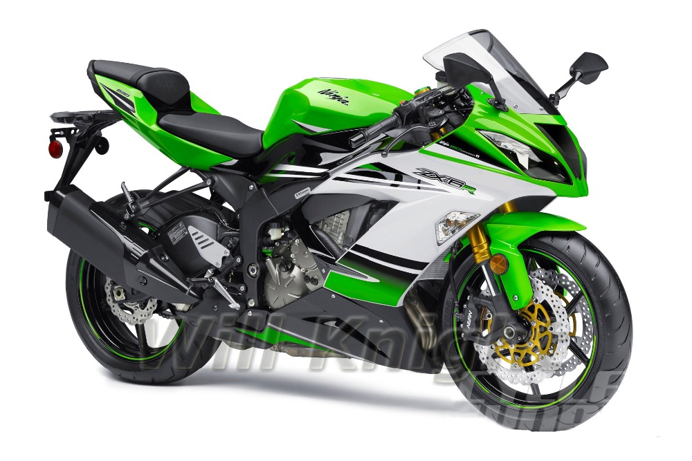 Kawasaki ZX6R 2015 için Özel Yapım Enjeksiyon Fairing Kiti