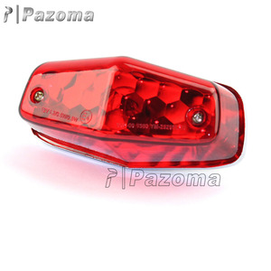Vendita caldo Pazoma Universale Lucas Tipo Luce della Coda Del Motociclo Luce Freno Posteriore di Ricambio Red Lens Assembly - Product Image 1