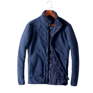 Veste tactique polaire nouvelle avec support à fermeture éclair personnalisée teinte coupe-vent Style extérieur hiver hommes chaud confortable doux garçon <span class=keywords><strong>noir</strong></span> - Product Image 3