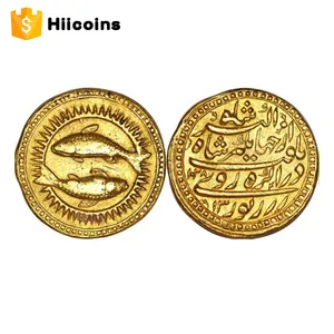 Monedas de oro personalizadas, antiguas, Indias