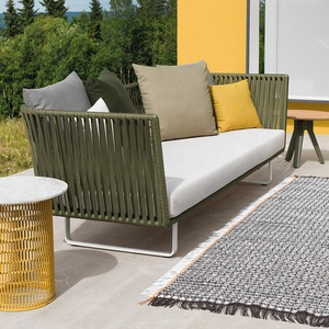 Meilleure vente moderne extérieur patio <span class=keywords><strong>salon</strong></span> canapé réglage meubles extérieur <span class=keywords><strong>jardin</strong></span> corde aluminium sectionnel canapé ensemble - Product Image 3