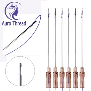 V elevación enhebrado levantar DOP colágeno DOP gemelos hilo cara Tornado tornillo 26G 27G - Product Image 5