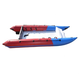 Bateau <span class=keywords><strong>Zodiac</strong></span> en PVC, bateau à rames de 4,8 m, <span class=keywords><strong>catamaran</strong></span> gonflable à voile en Chine - Product Image 1