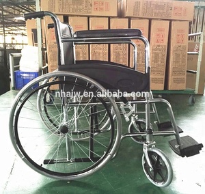AJ-601 Economic alibaba <strong>Chromed</strong> <strong>Steel</strong> Best Seller Supplies <strong>Wheelchair</strong> La Silla De Ruedas - Product Image 5