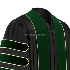 Doktoranden-Abschluss kleid Doktor hüte mit <span class=keywords><strong>Gold</strong></span> quaste