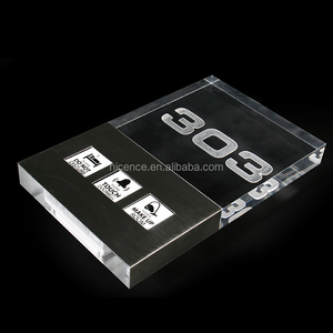 Acrylic <strong>Hotel</strong> LED Room Number <strong>Sign</strong> <strong>by</strong> Modern Cool Cold White LED Lightning