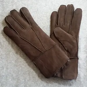 Gants de couple en cuir véritable, pour femmes et hommes, vente en gros