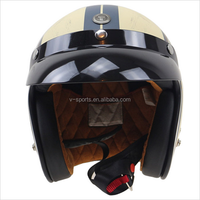 TORC ECE 22.06 Casque de moto rétro classique approuvé casque de moto style jet pour vélos Chopper