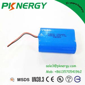 Alta densidade <span class=keywords><strong>2</strong></span> S 18650 26650 7.4 V bateria de iões de lítio recarregável 4500 mah para smart lock - Product Image 4