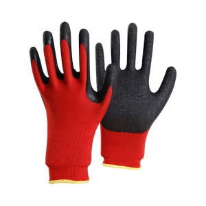 Gants en <span class=keywords><strong>latex</strong></span>, <span class=keywords><strong>Nylon</strong></span> rouge, noir froissé, mm, produit de qualité supérieure, usine - Product Image 2