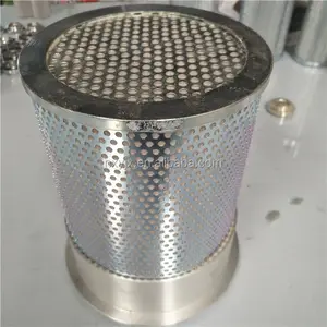 Очищаемый и многоразовый Сменный масляный фильтр из перфорированного листа из нержавеющей стали