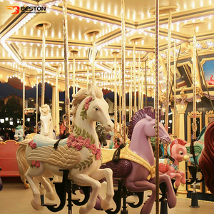 Beston nhà máy tốt nhất đôi boong vườn <span class=keywords><strong>Carousel</strong></span> vui chơi đi xe cho trẻ em - Product Image 4