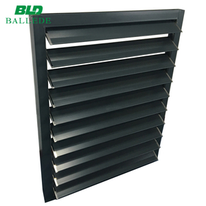 Aluminum <strong>fire</strong> <strong>rated</strong> <strong>louvers</strong> alloy 6065 vertical horizontal security system bld shutters bld7-521 - Product Image 3