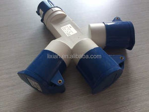 ( múltiples receptáculo ) LX-1013-4 sockets múltiples salida Multiple 16A 2 <span class=keywords><strong>P</strong></span> + E industrial plug Socket IP44 de múltiples - Product Image 2