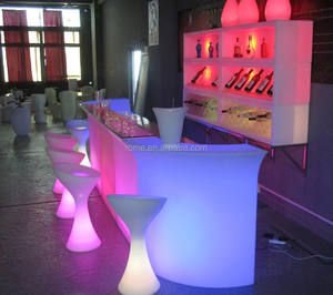 Cina pabrik dipimpin bar cocktail furniture led bar counter untuk outdoor/taman - Product Image 3