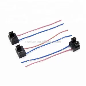 High quality H7 LED Wire Harness Auto Car Fog Light Connector Pre-wired Lamp Socket
