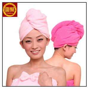 Asciugamano in microfibra per turbante per capelli avvolgenti per Spa con doccia morbida per donna ad asciugatura rapida all'ingrosso a buon mercato - Product Image 2