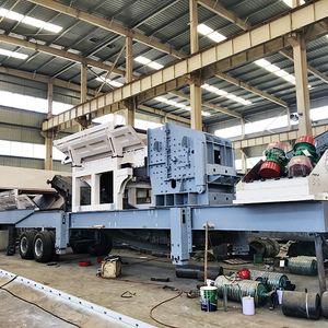 Tùy chỉnh di động động cơ diesel Máy Nghiền hàm Bánh nghiền di động trạm cho đá ứng dụng giá tốt bán - Product Image 5
