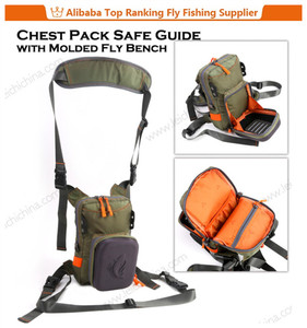 Sage Kılavuzu kalıplı fly tezgah çantası balıkçılık göğüs paketi - Product Image 2