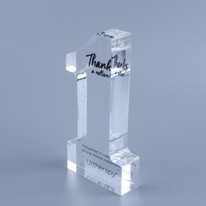 Clear Acryl Stempelen Blok Acryl Stempel Blok Logo Blok - Product Image 4
