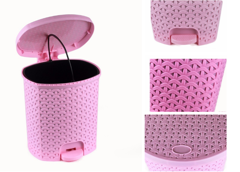 IMODE barato de plástico de residuos de cocina bin basura creativa